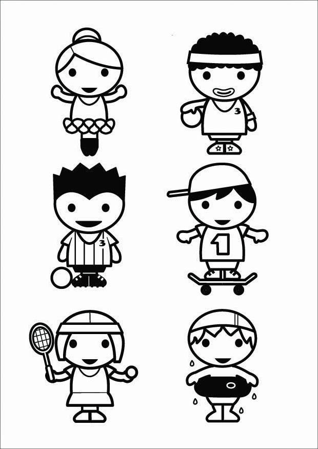 sports Coloring page sports