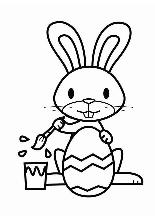 easter bunny Coloring page easter bunny