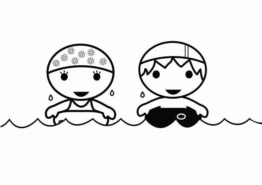 to swim Coloring page to swim