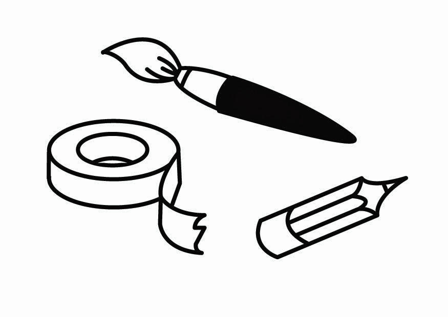 to craft Coloring page to craft