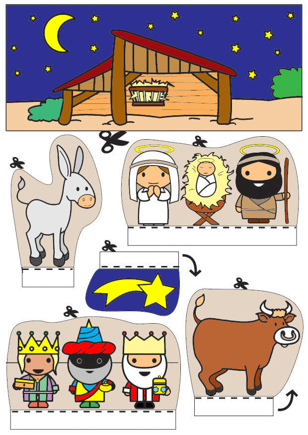 nativity scene show-box Craft nativity scene show-box