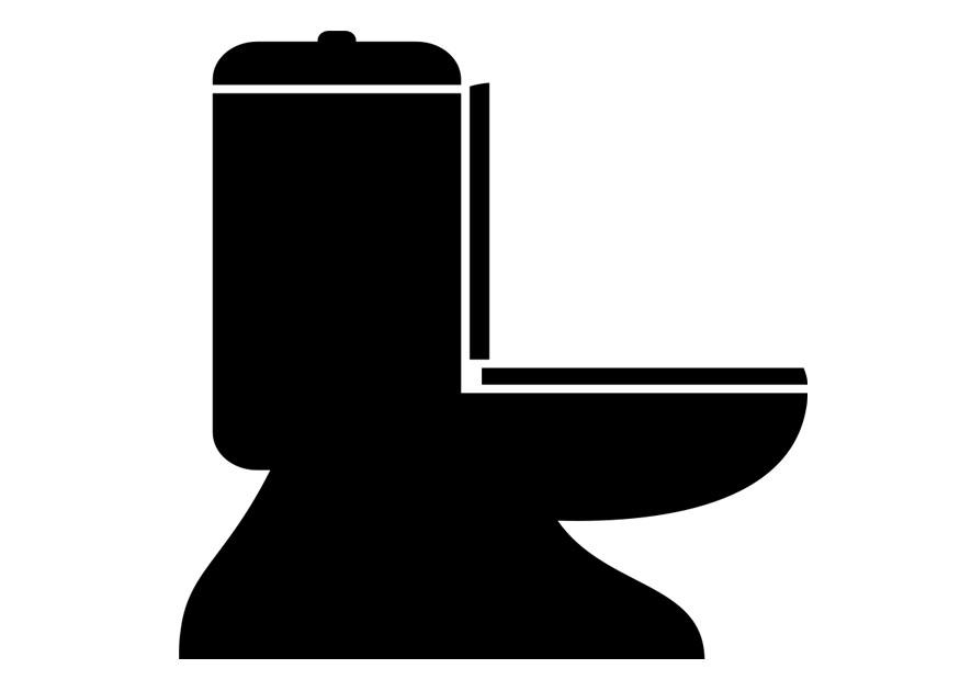 toilet Coloring page toilet