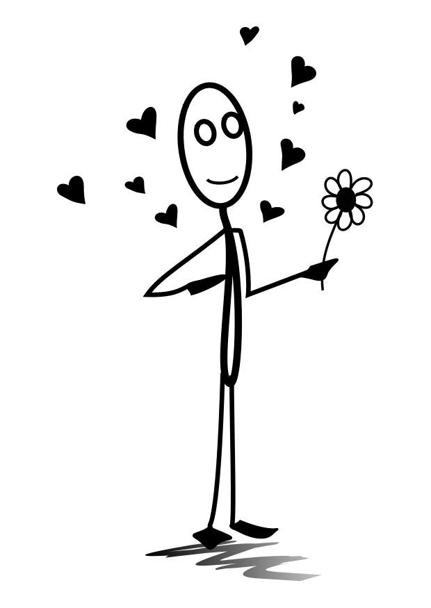 in love Coloring page in love
