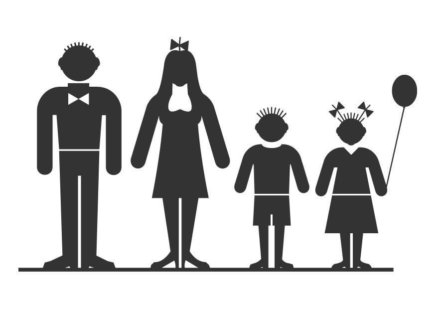 family Coloring page family