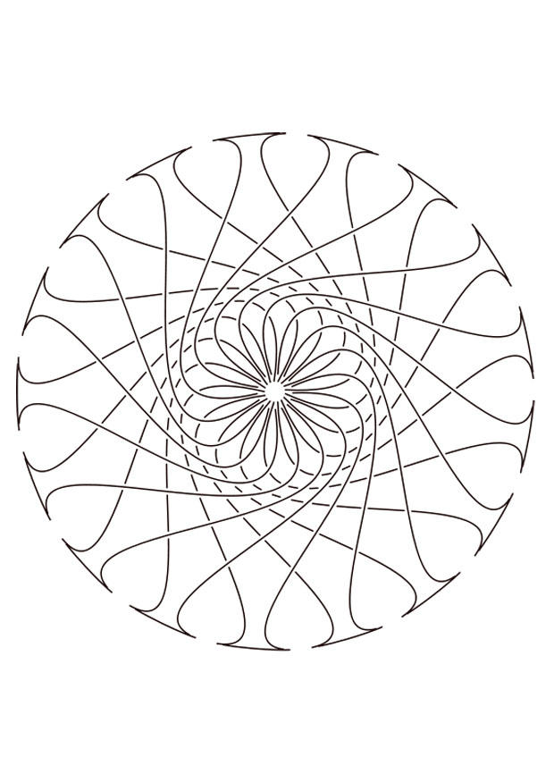 Coloring page mandala29