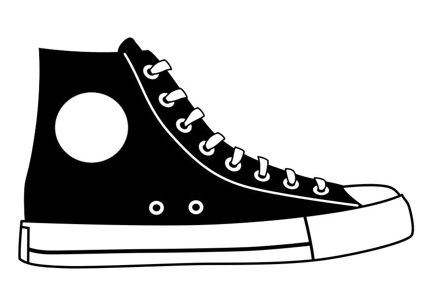 shoe Coloring page shoe