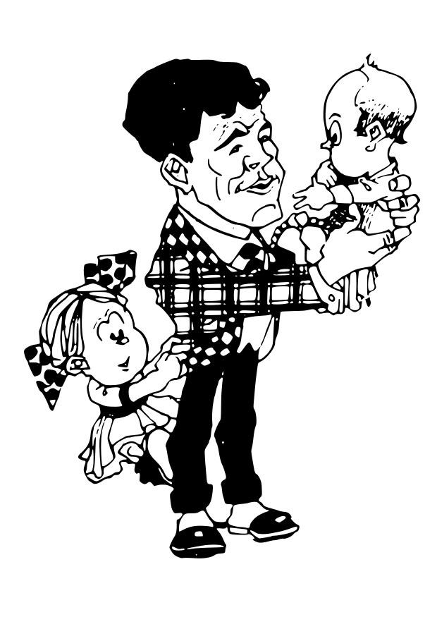 fathers day Coloring page fathers day
