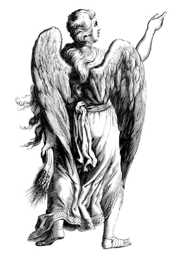 angel Coloring page angel