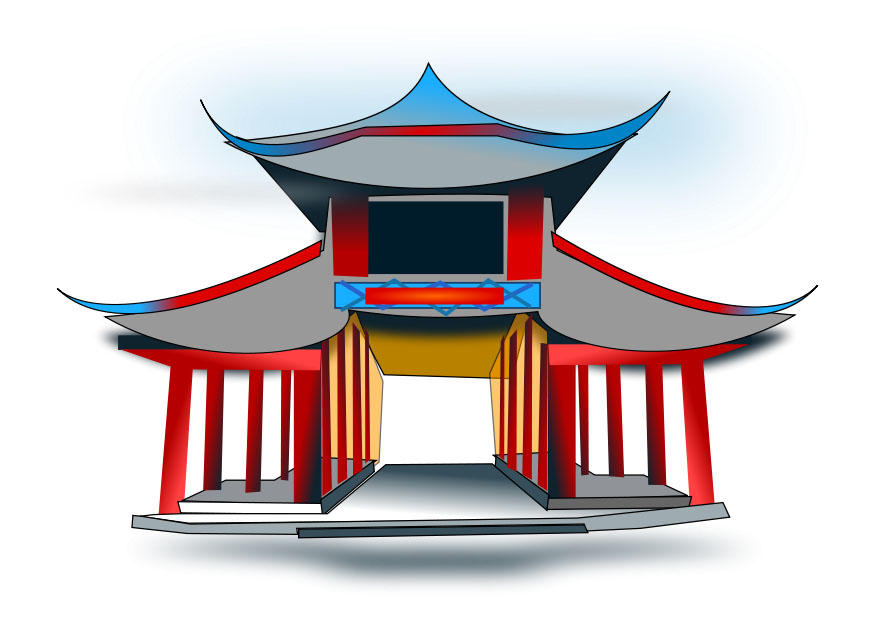 chinese building Image chinese building