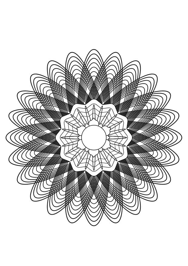 Coloring page mandala28