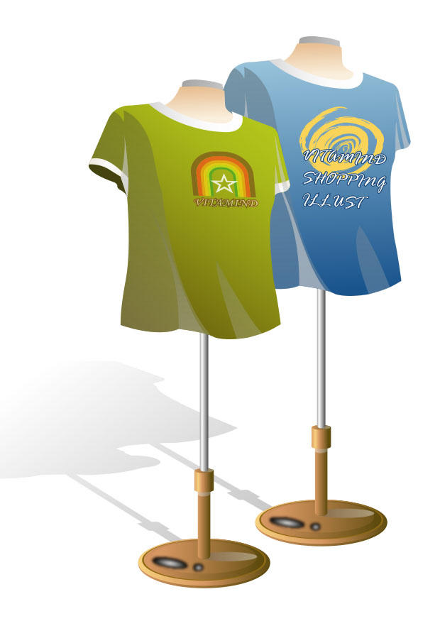 mannequins with t-shirts Image mannequins with t-shirts
