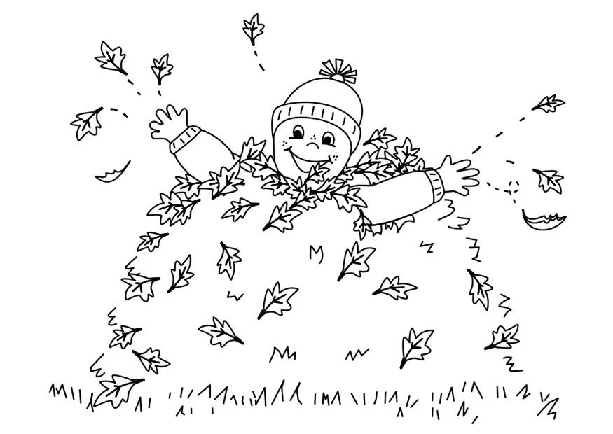 autumn Coloring page autumn