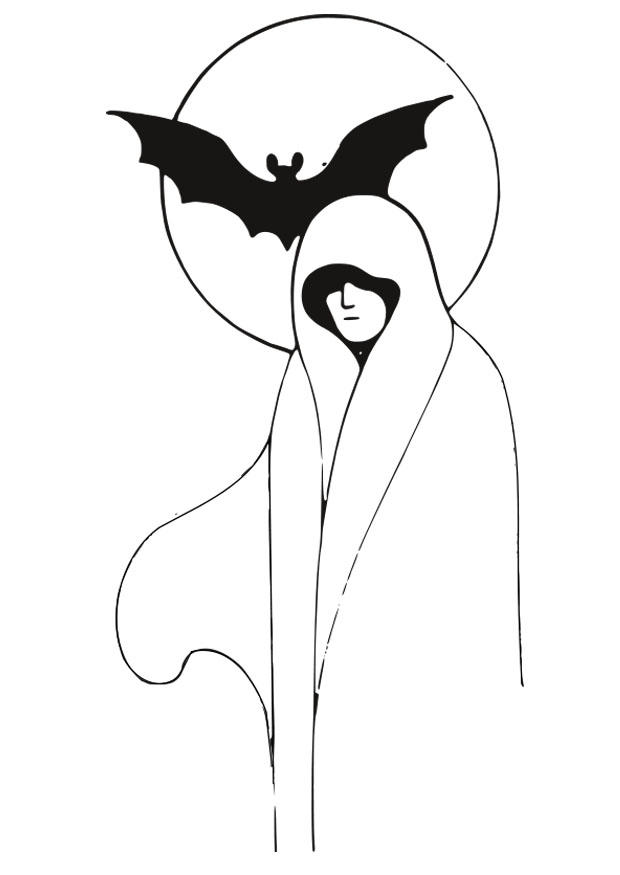 Coloring page halloween