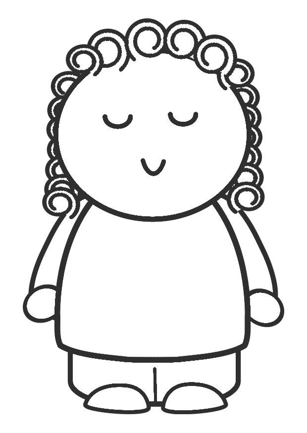happy Coloring page happy