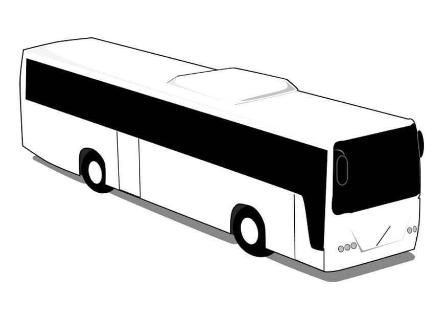 bus Coloring page bus