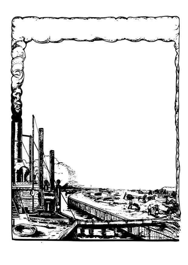 industry Coloring page industry