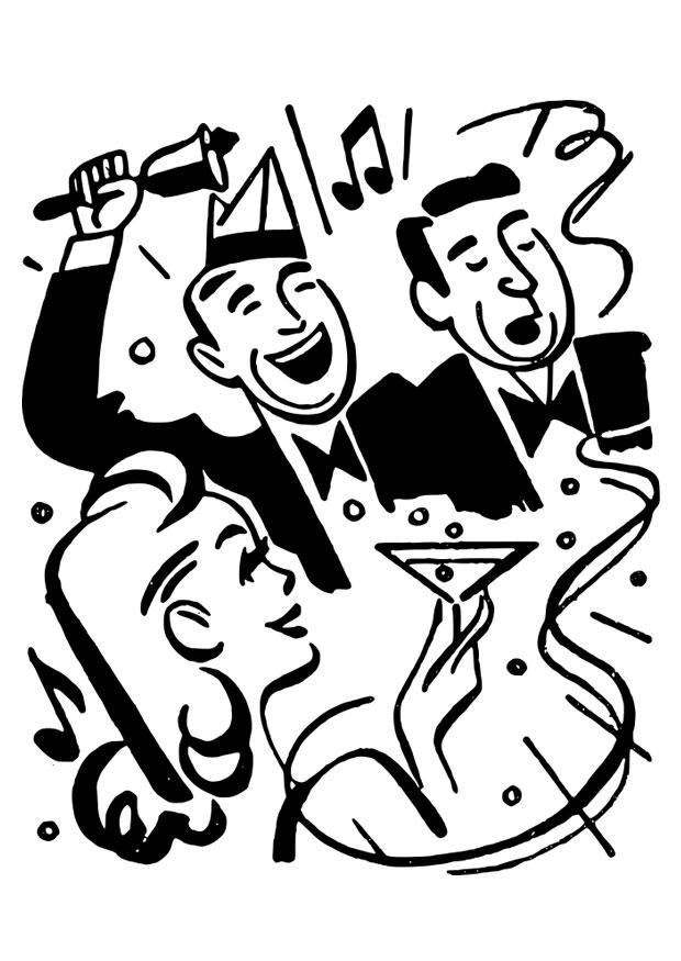 party Coloring page party