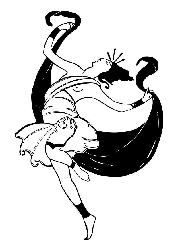 dancer Coloring page dancer