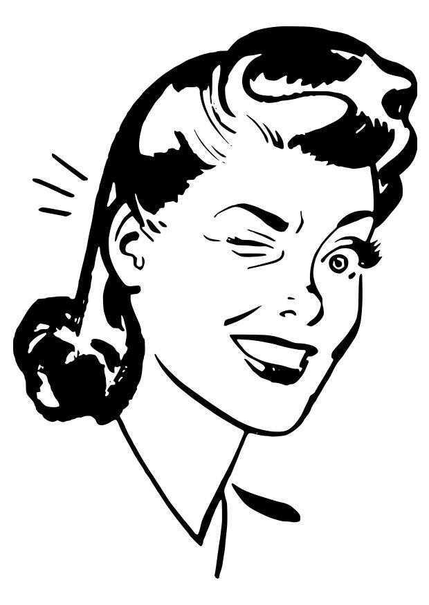 wink Coloring page wink