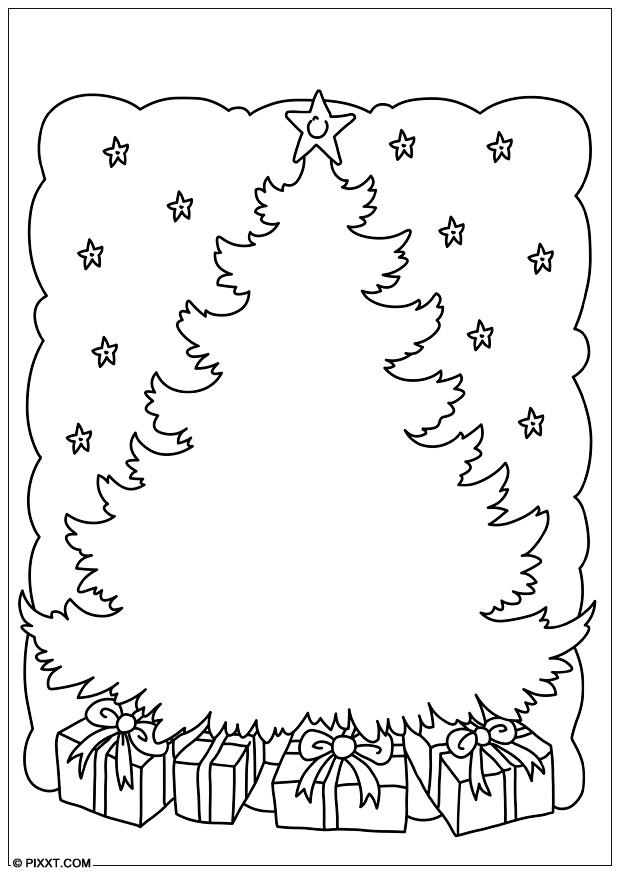 christmas tree Coloring page christmas tree