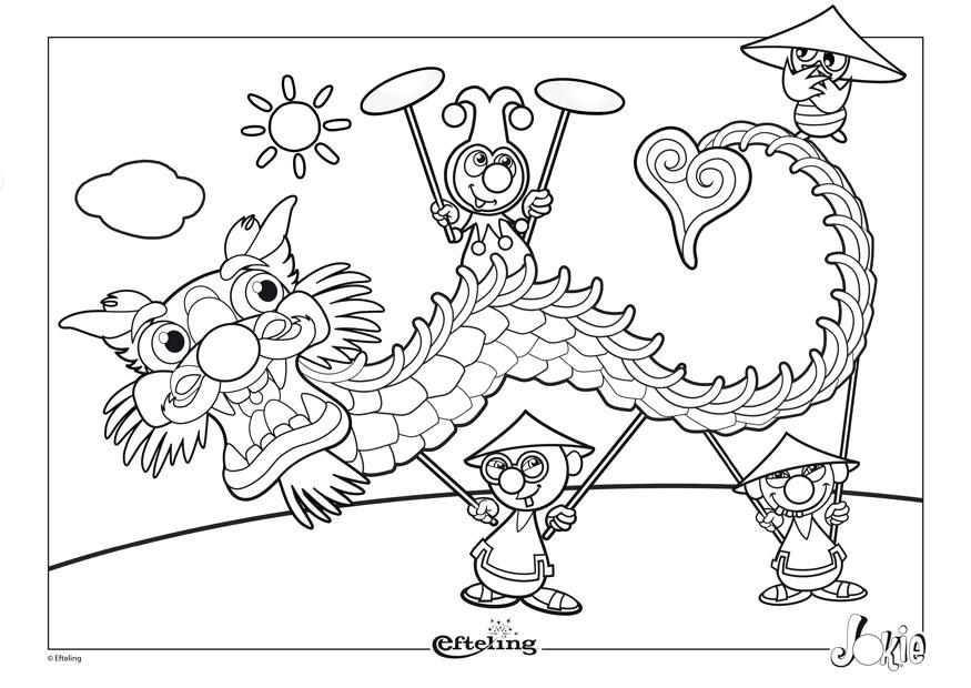 efteling - china Coloring page efteling - china