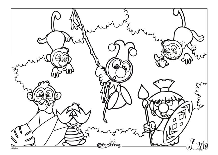 efteling - africa Coloring page efteling - africa