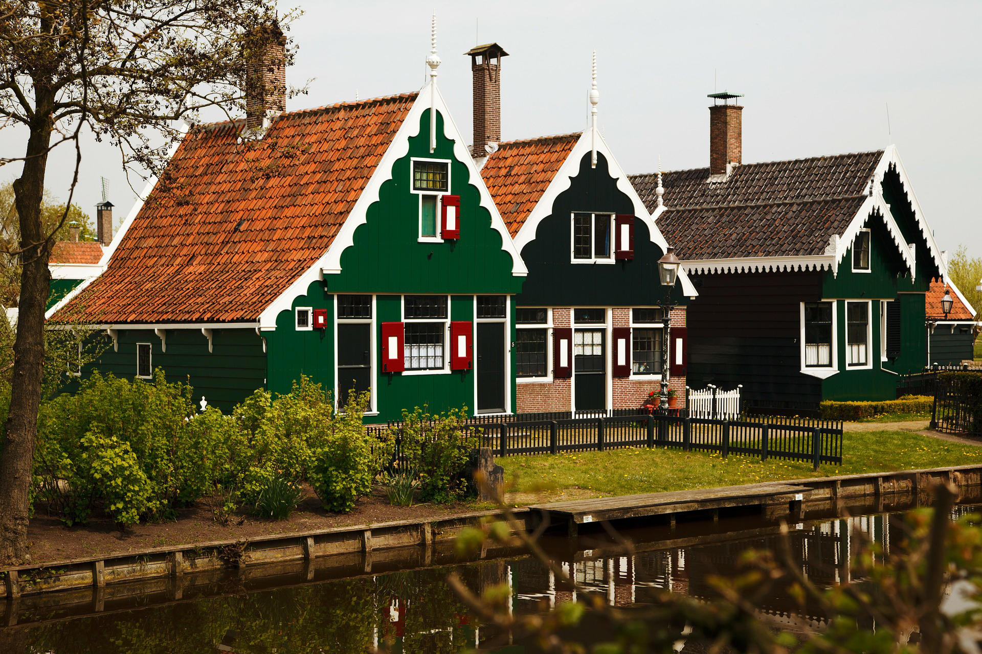 Coloring page houses