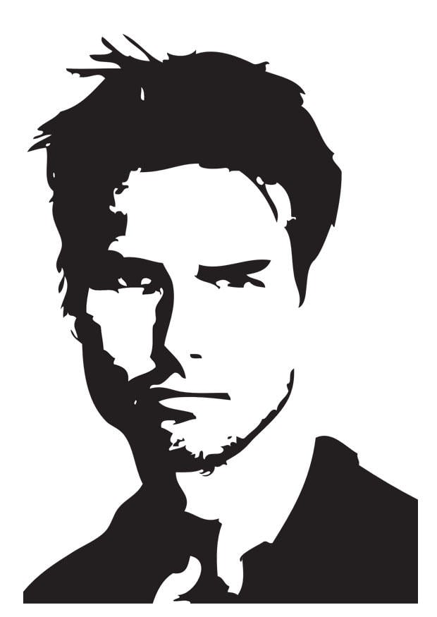 Coloring page tom cruise