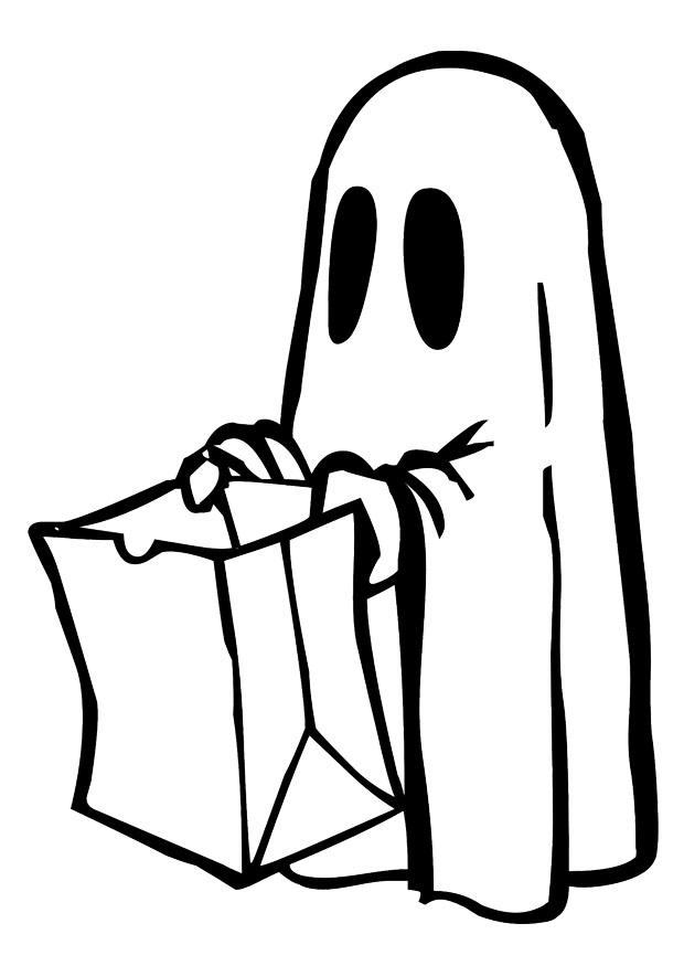 Coloring page halloween