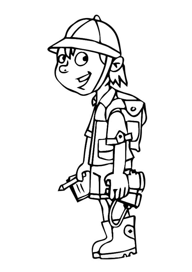 explorer Coloring page explorer
