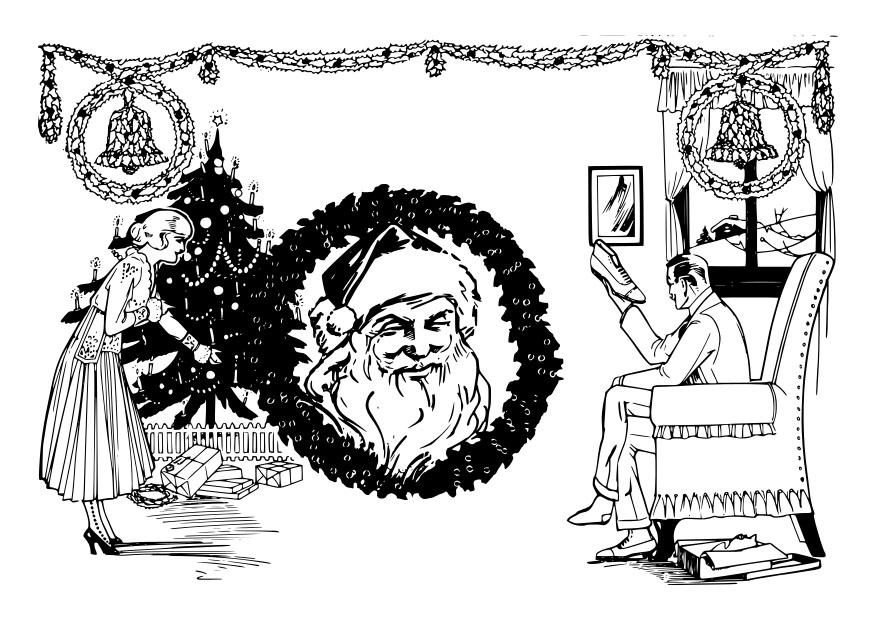 christmas Coloring page christmas