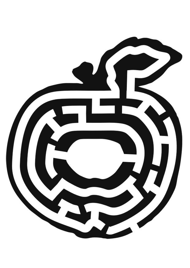 apple Coloring page apple