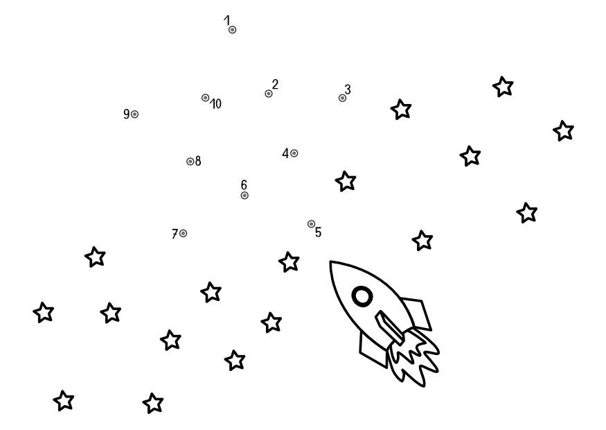 space Coloring page space