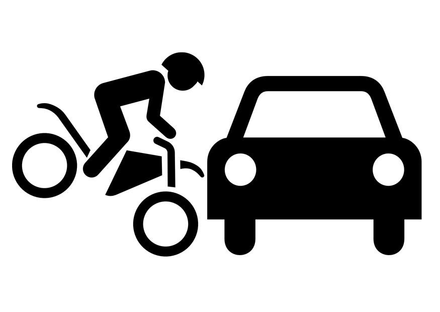 road accident Coloring page road accident