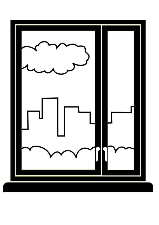 window Coloring page window