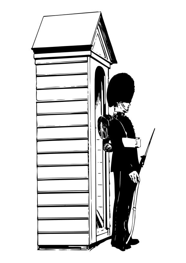 guard Coloring page guard