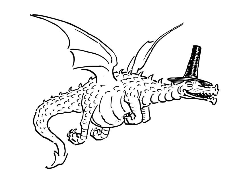 dragon Coloring page dragon