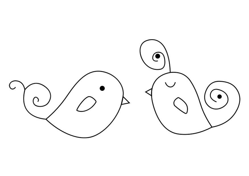 birds Coloring page birds