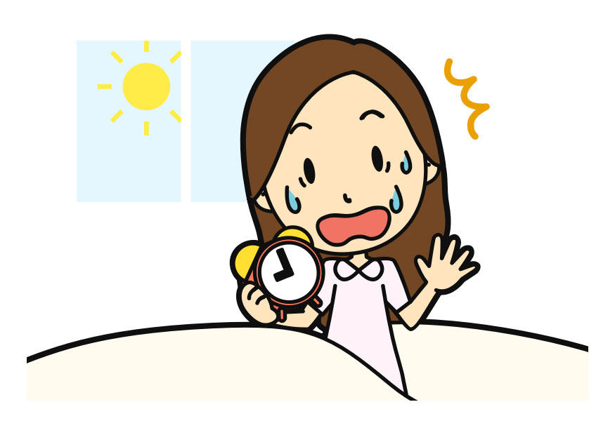 to oversleep - stress Image to oversleep - stress