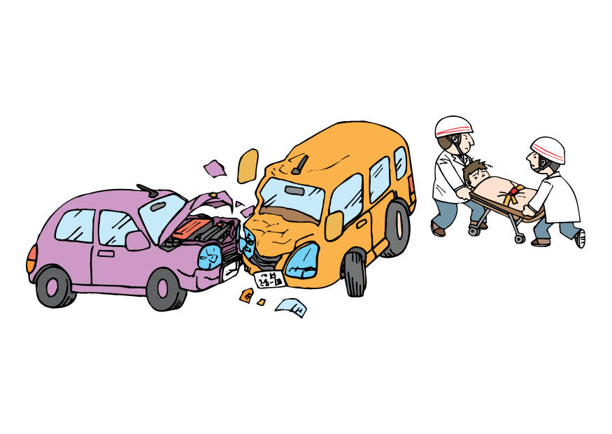Image road accident