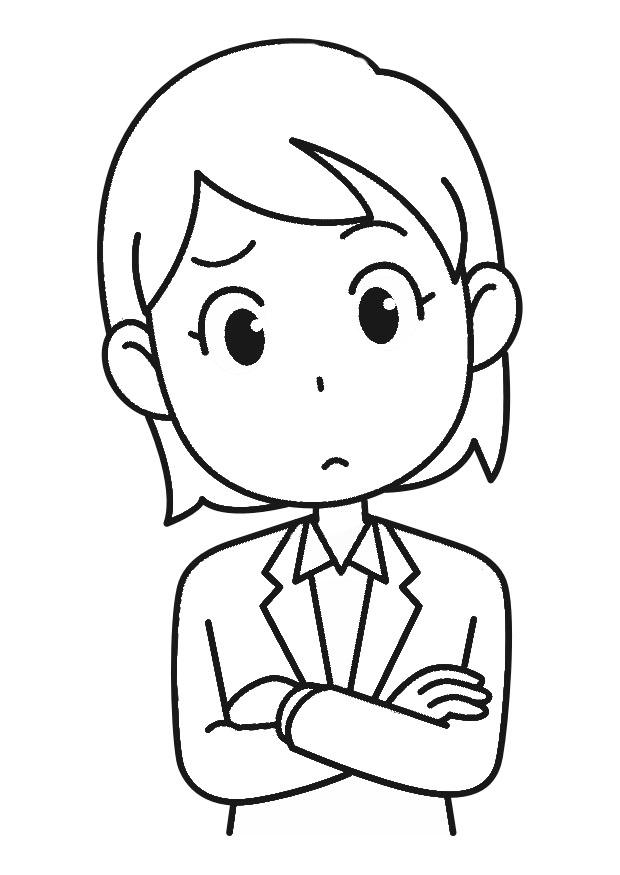 surprised Coloring page surprised