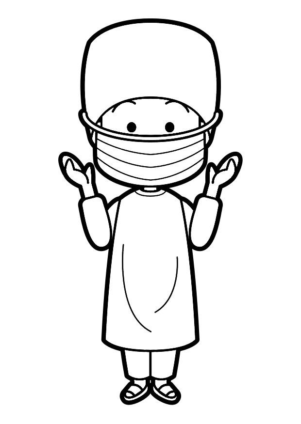 surgeon Coloring page surgeon