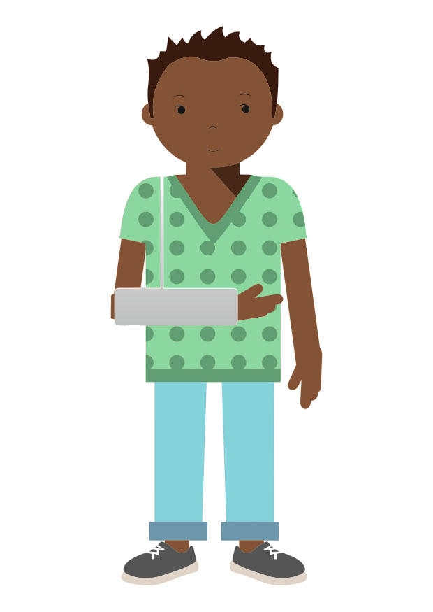 broken arm Image broken arm