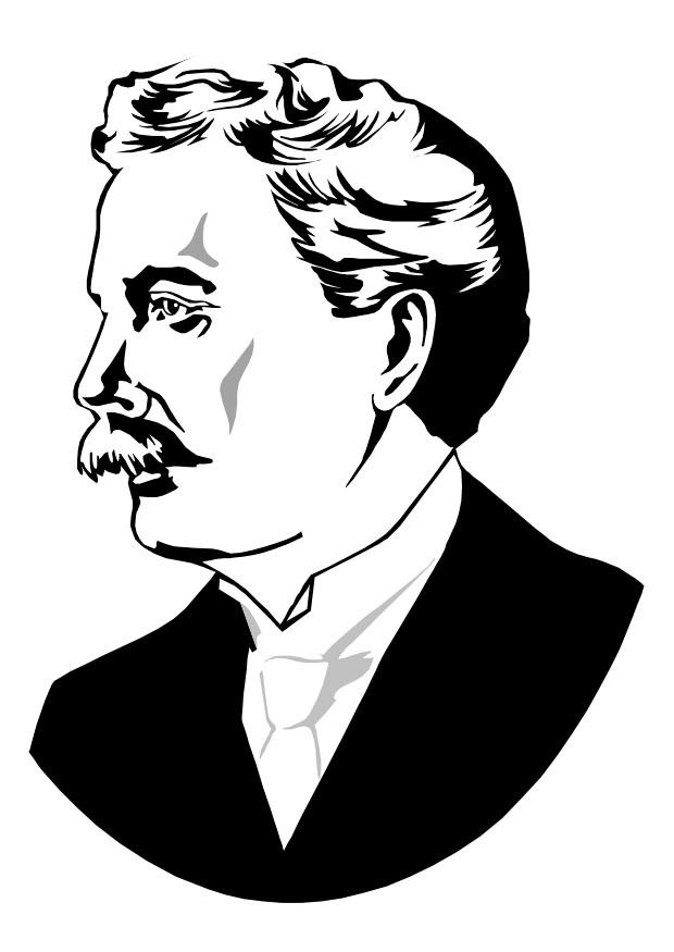 Coloring page luther burbank