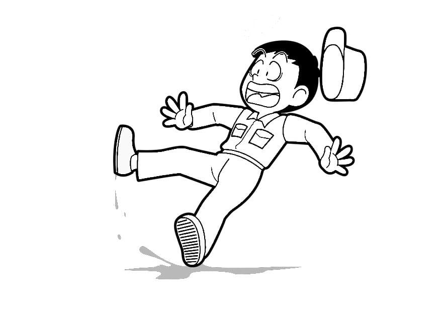 Coloring page slip