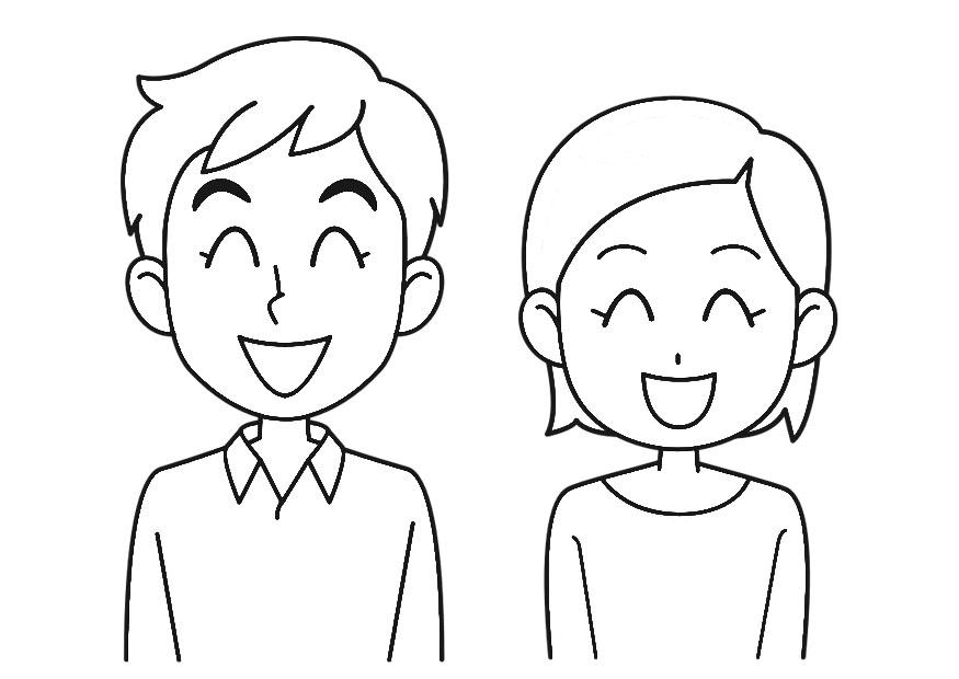 laugh Coloring page laugh