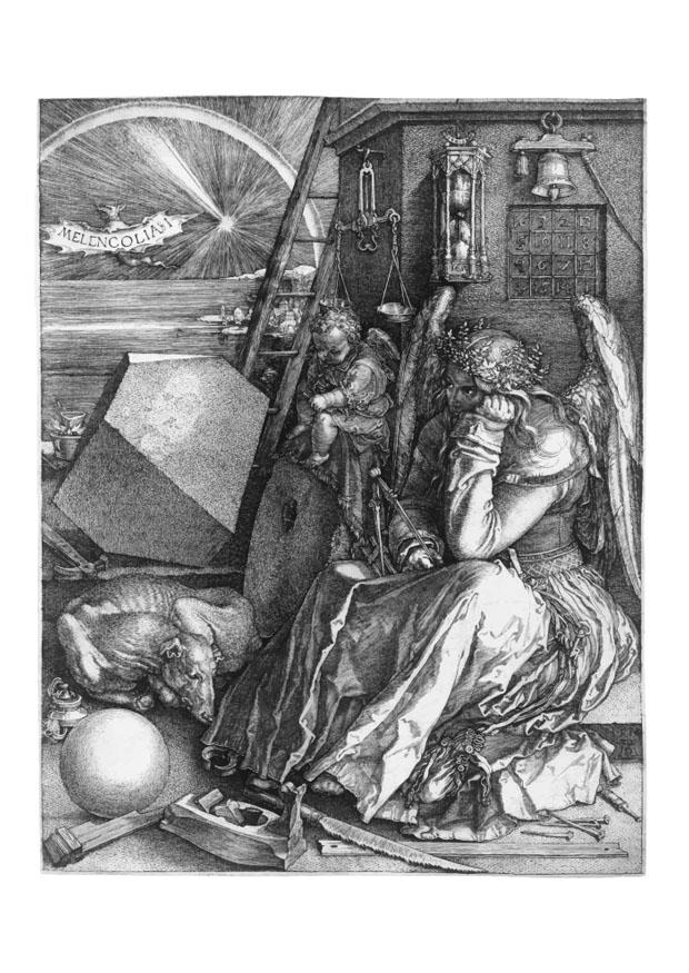 albrecht durer - melancholia Coloring page albrecht durer - melancholia