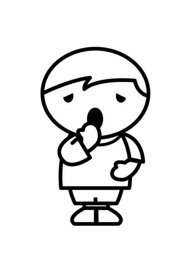 tired Coloring page tired