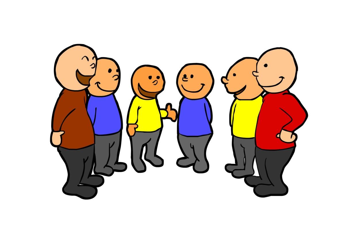 talking in group Image talking in group