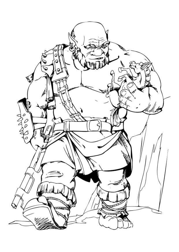 Coloring page bogeyorge